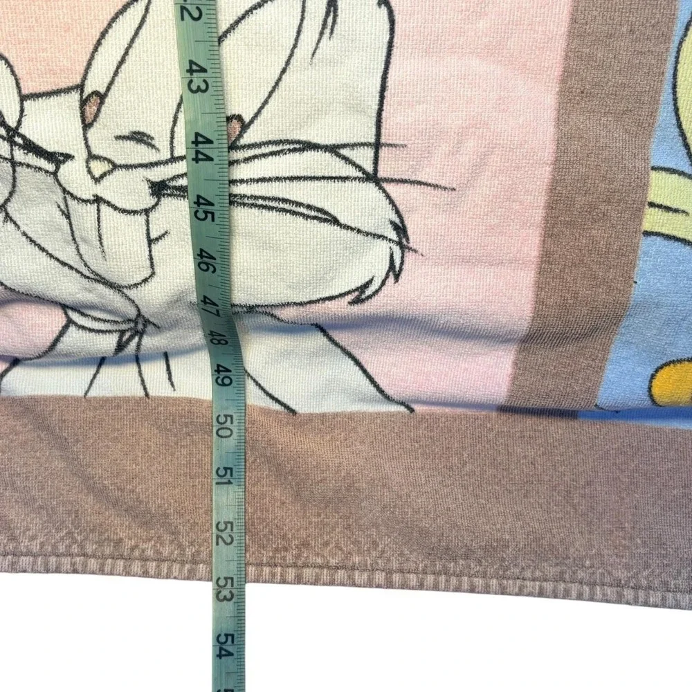 VTG Warner Bros Looney Tunes Bugs‎ Bunny Tweety 2000 Vintage Beach Towel